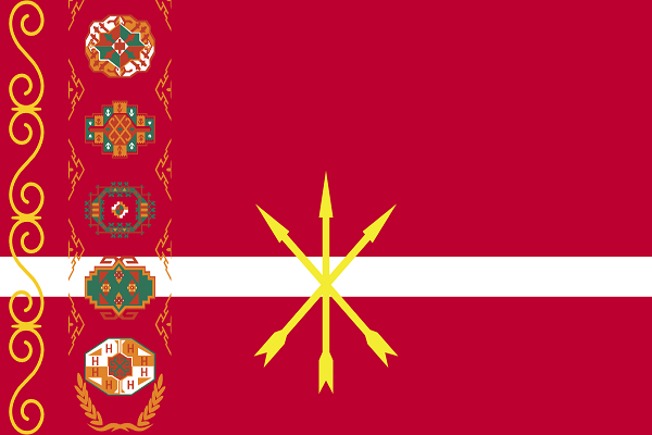 Drapeau de Garabogazkolie