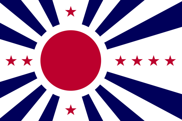 Flag of the Japanese Pacific States in The Man in the High Castle Flag of the Japanese Pacific States in The Man in the High Castle