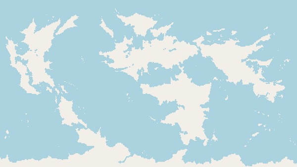 Carte du monde de Geokratos